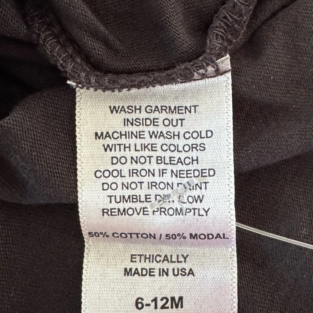 Rowdy Sprout Boys Biggie Smalls Long Sleeve Tee Black NWT $52 - Picture 4 of 4